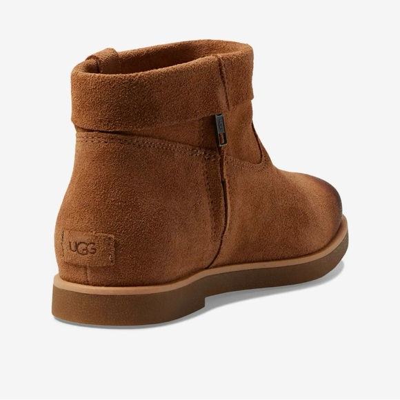 UGG Brown Suede Ankle Boots - Picture 3 of 5